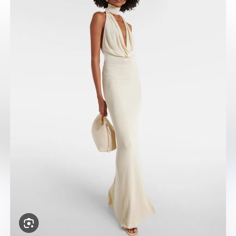 AYA MUSE Scarf Detail Maxi Dress